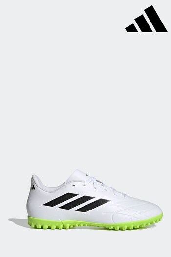adidas White/Black Adult Copa Pure.4 Turf Boots (D47097) | £45