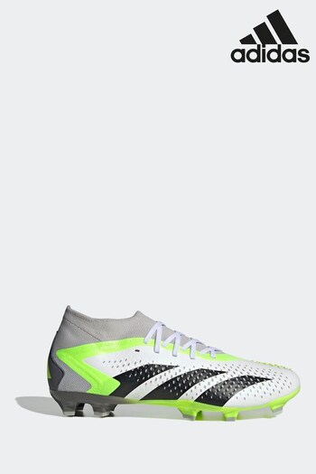 adidas White/Black Adult Predator Accuracy.2 Firm Ground Boots (D47098) | £120