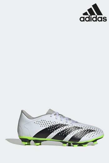 adidas White/Black Football Boots (D47102) | £50
