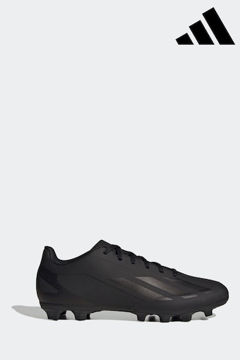 adidas Black Sport Adult X Crazyfast.4 Flexible Ground Boots (D47112) | £50