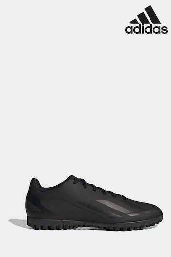adidas Black Adult X Crazyfast.4 Turf Boss Boots (D47113) | £50