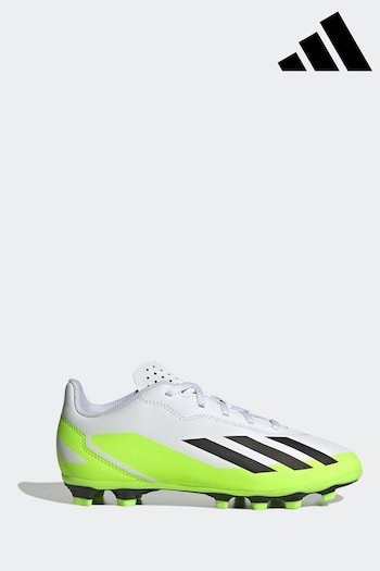 adidas White/Black Football Boots (D47139) | £35