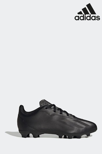 adidas Black Sport Performance Kids X Crazyfast.4 Flexible Ground Football Boots (D47143) | £35