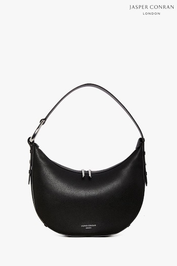 Jasper Conran London Scoop Black Shoulder Bag (D47174) | £220