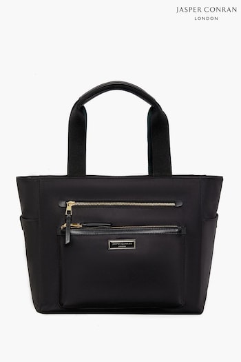 Jasper Conran London Black Nylon SCHOULERper Tote Bag (D47201) | £135