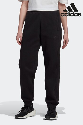 adidas Black Sportswear All Szn Fleece Joggers (D47356) | £50