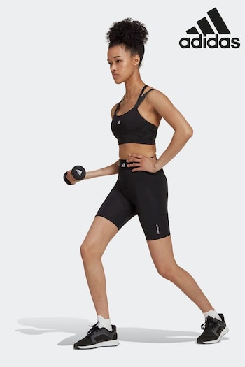 adidas Black Performance Training Techfit Bike Short Leggings (D47487) | £30