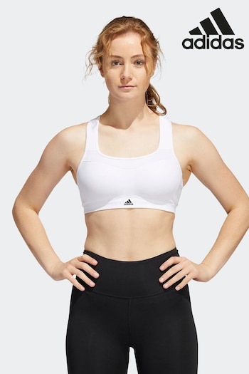 adidas White Performance Training prime Adidas Tlrd Impact High-support Bra (D47489) | £45