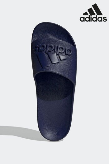adidas Navy Sportswear Adilette Aqua Swim Slides (D47534) | £20