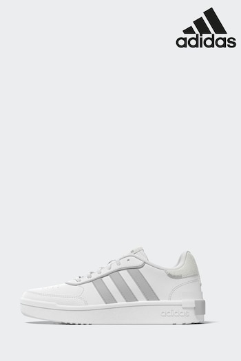 adidas White/Silver Sportswear Adult Postmove SE Trainers (D47579) | £70