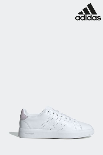 adidas White Advantage Trainers (D47619) | £80