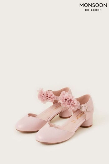Monsoon Pink Corsage Two Part Heels (D47852) | £26 - £30