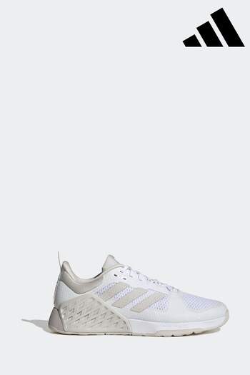 adidas White Performance Dropset 2 Trainers (D48002) | £110