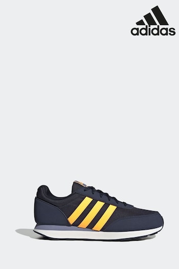 adidas mens Blue shoessneakerswear Run 60S 3.0 Trainers (D48024) | £50