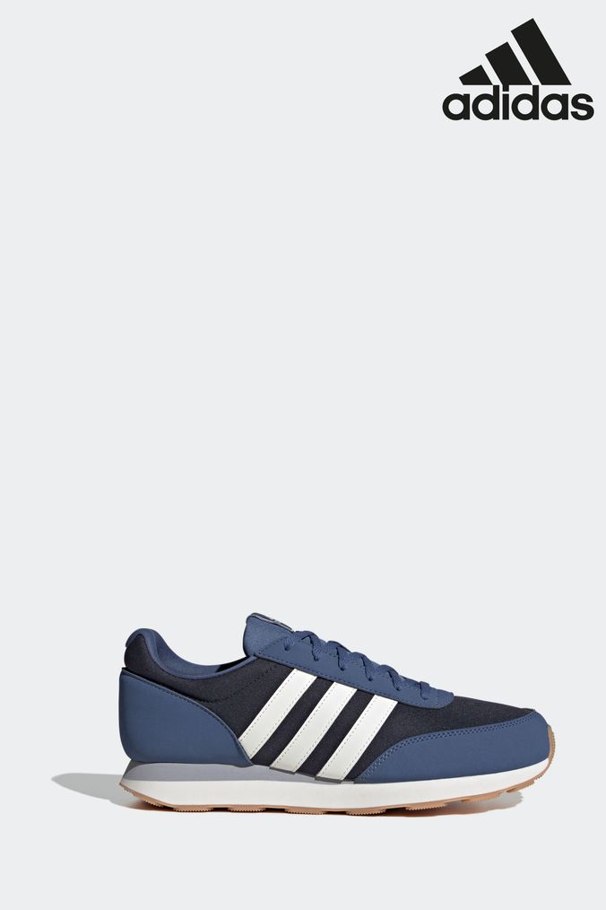 Mens blue sales adidas trainers