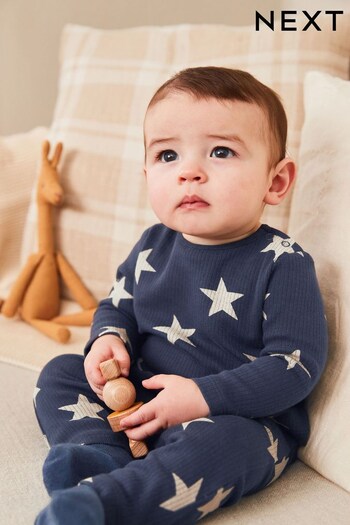 Navy Baby T-Shirt And Leggings 2 Piece Set (D48103) | £11 - £13