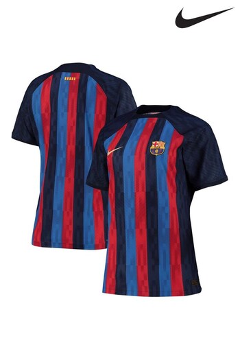 Nike White Barcelona Home Vapor Match Football Shirt 2022-23 (D48157) | £115
