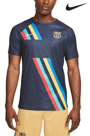 Nike Blue Barcelona Pre-Match Top (D48166) | £55