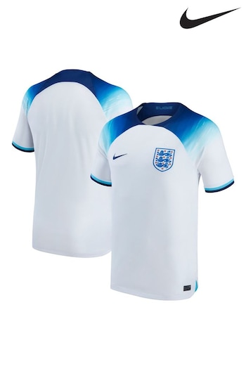 Nike White England Home Stadium Football Shirt 2022 (D48207) | £75
