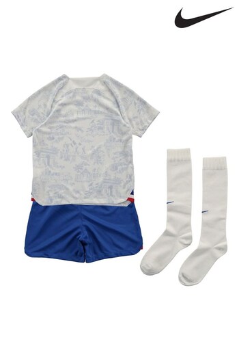Nike White White France Away Stadium Kit 2022-23 (D48250) | £50