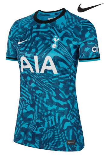 Nike Blue Blank Blue Tottenham Hotspur Third Stadium Shirt 2022-23 Womens (D48286) | £29
