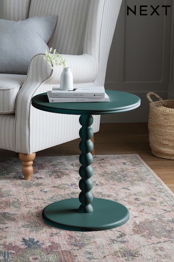 Green Bobbin Side Table (D48611) | £115