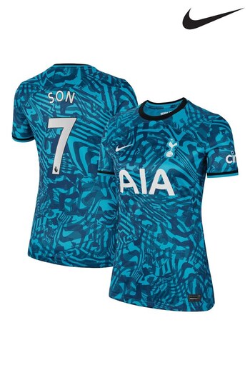 Nike Blue Son - 7 Blue Tottenham Hotspur Third Stadium Shirt 2022-23 (D48621) | £90