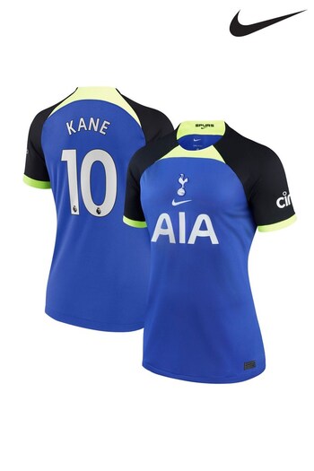 Nike Blue Kane - 10 Blue Tottenham Hotspur Away Stadium Shirt 2022-23 (D48652) | £90