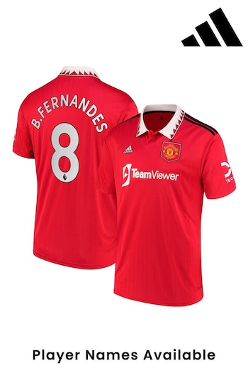 adidas Terrex Red B. Fernandes - 8 Manchester United 22/23 Home Adult Jersey (D48657) | £85