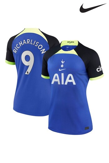 Nike Blue Richarlison - 9 Blue Tottenham Hotspur Away Stadium Shirt 2022-23 (D48778) | £90