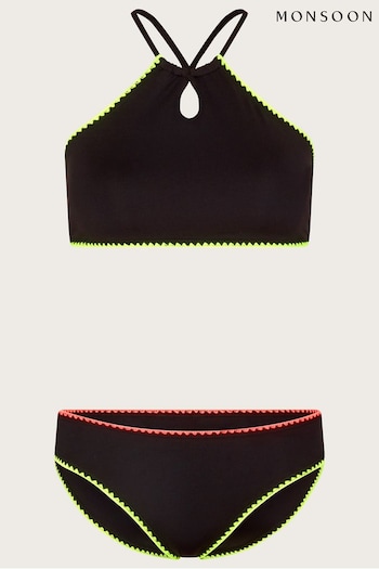 Monsoon Cut-Out Black Bikini Set (D49110) | £20 - £22