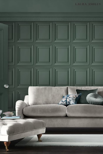 Laura Ashley Fern Green Redbrook Wood Panel Wallpaper Wallpaper (D49293) | £46
