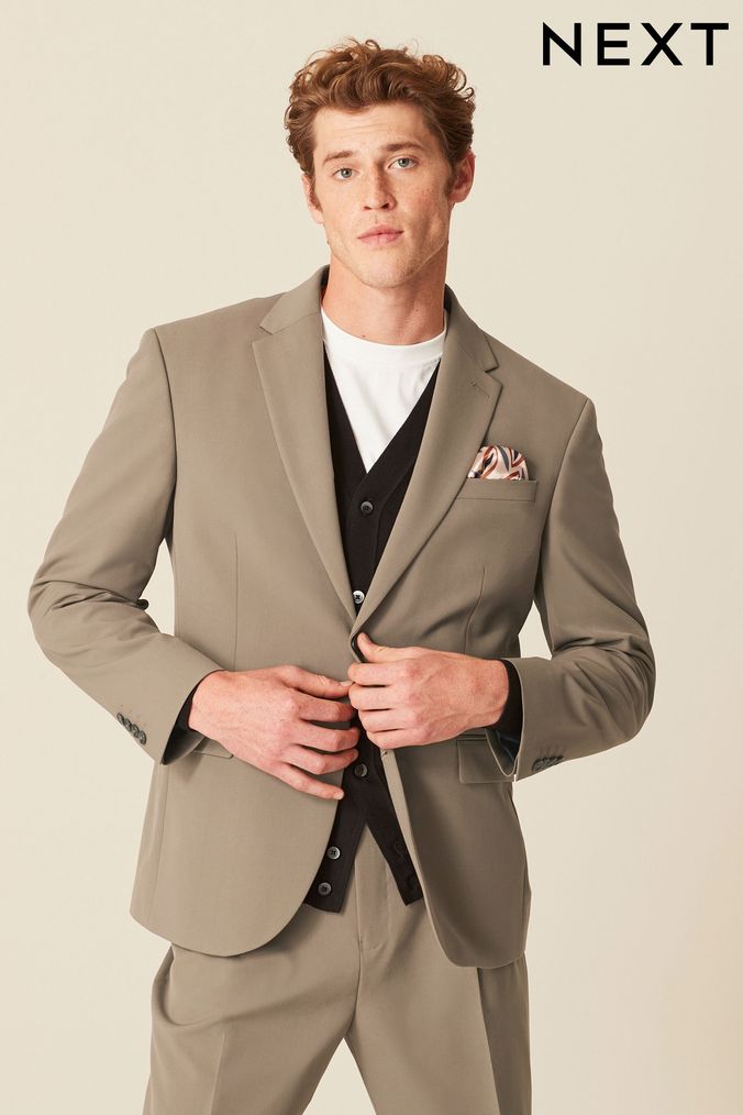 Cream online suit men
