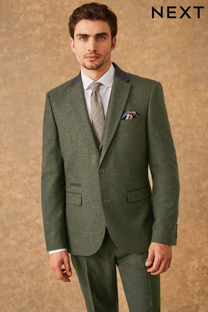 Buy Men s Green Suits Online Next UK