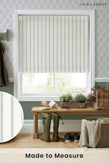 Laura Ashley Green Farnworth Made to Measure Roman Blinds (D50121) | £79