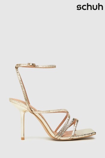 Schuh Gold Sadie Strappy Sandals (D50281) | £40