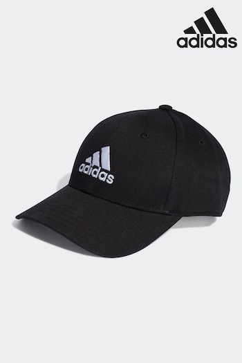 adidas Black Adult Cotton Twill Baseball Cap (D50438) | £18