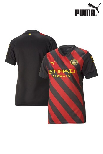 Puma Red Manchester City Away 2022-23 Football Shirt (D50587) | £70