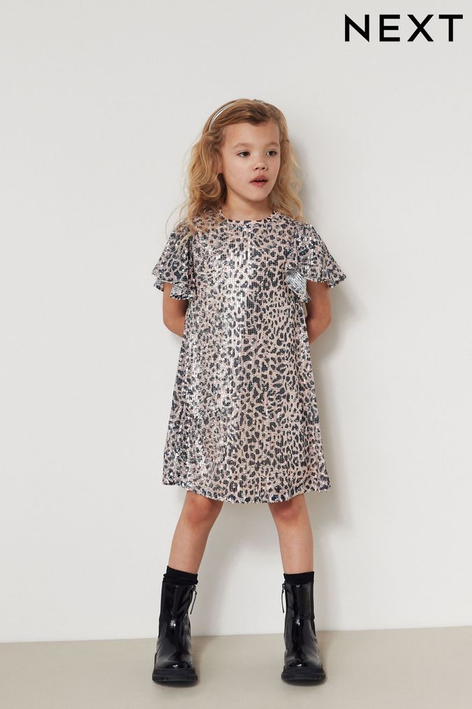 Buy Girls Animal Short Sleeve Dresses Online Next UK