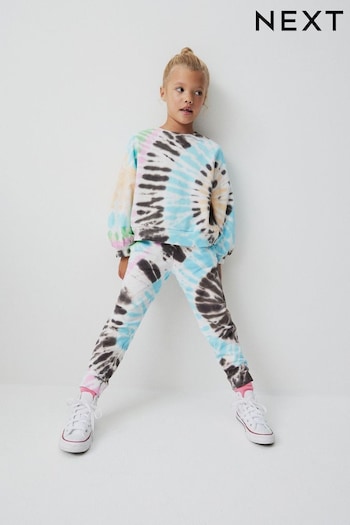 Multi Tie Dye accessories Hoodie And Joggers Set (3-16yrs) (D50722) | £25 - £31