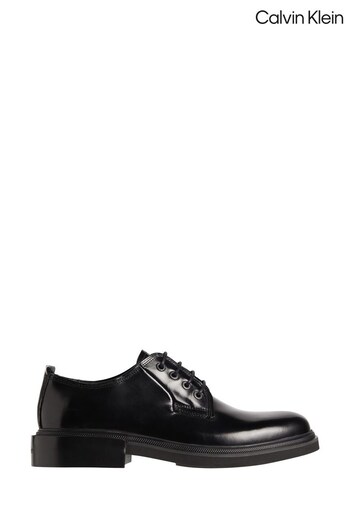 Calvin Klein Black Postman Derby Shoes (D50857) | £200