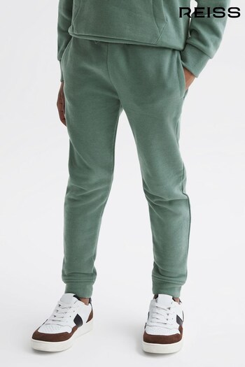 Reiss Fern Green Ali Junior Garment Dye Jersey Joggers (D50963) | £20
