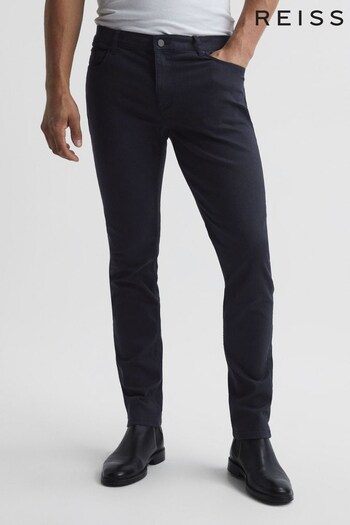 Reiss Blue Deep Slim Fit Jeans Mesh (D51072) | £118