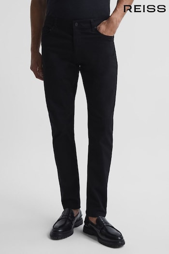 Reiss Black Jet Slim Fit print Jeans (D51073) | £118