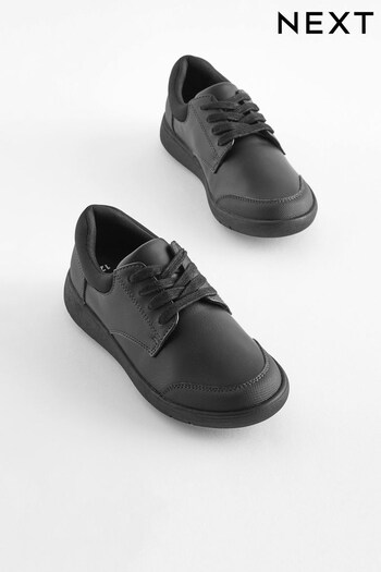 Black School Lace-Up Shoes (D51385) | £28 - £34