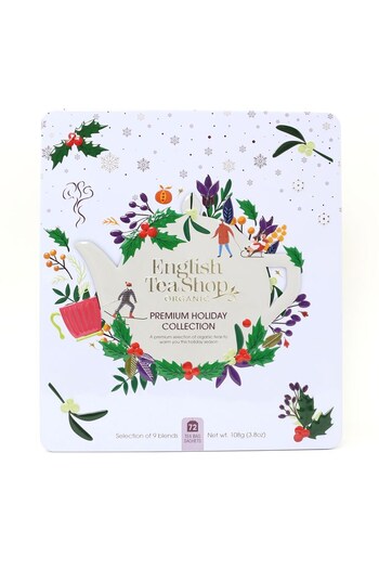 English Tea Shop Premium Collection White Tea Gift Tin 72 Tea Sachets (D51614) | £20