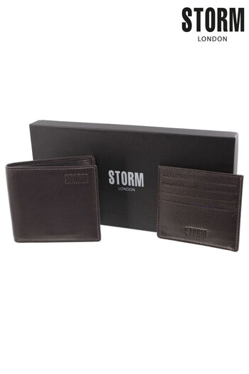 Storm Vegas Leather Wallet & Card Holder Set (D51677) | £39