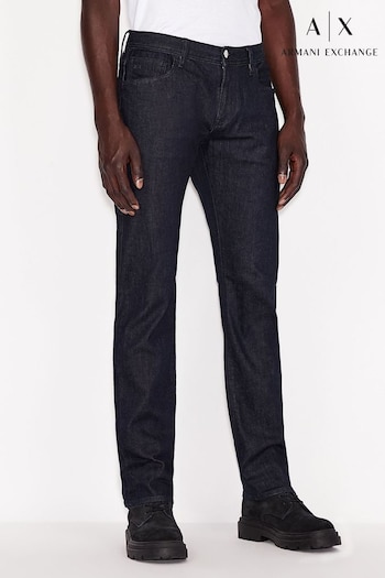 Armani CZY Exchange Slim Fit Denim Rinse Wash J13 Jeans (D52016) | £115