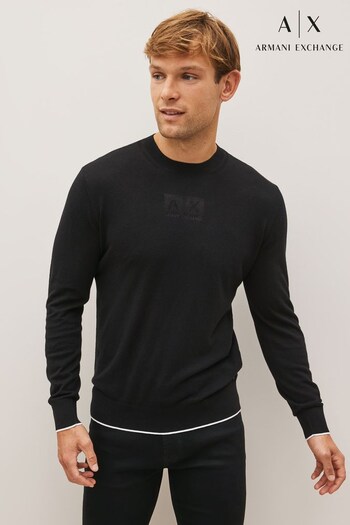 Armani Exchange Cotton Crew Neck Jumper (D52029) | £105