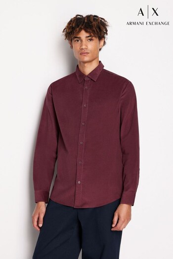 Armani Exchange Fine Cord Long Sleeve Shirt (D52038) | £105